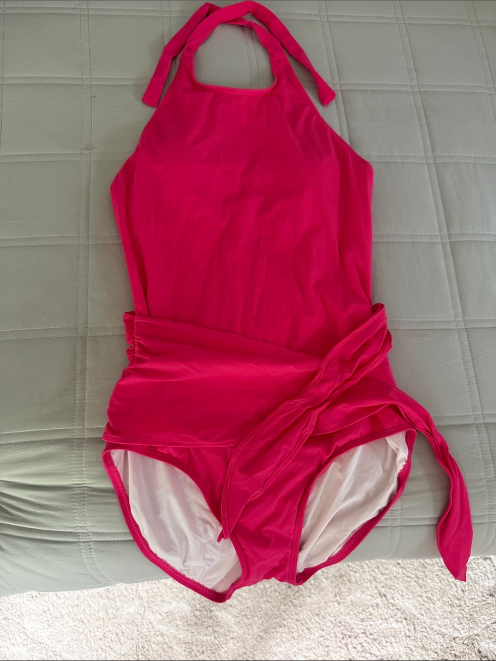Hermoza Bright Pink Swimwear with Hot Pink Trim